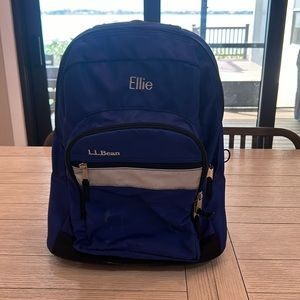 L.L. Bean rolling backpack   Monogrammed “Ellie”